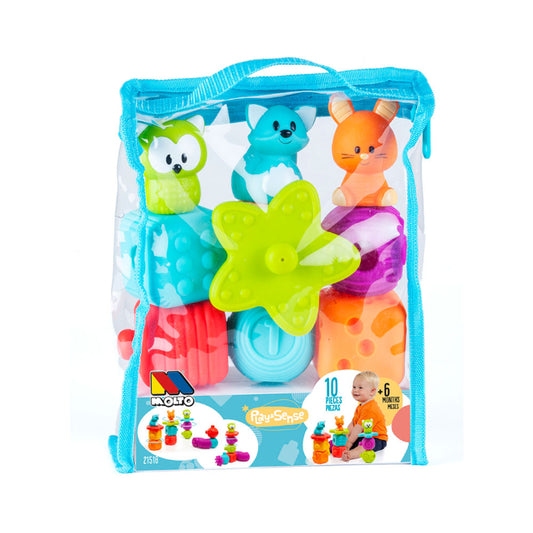 Bolsa Formas Sensoriais 10 Peças