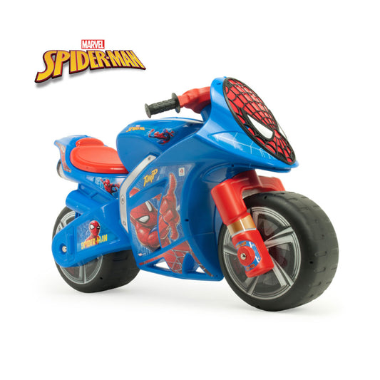 Moto Ride-on XL Spiderman Azul