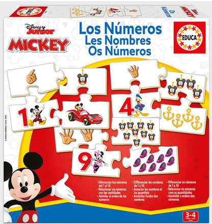 Educa Os Números Mickey & Friendes