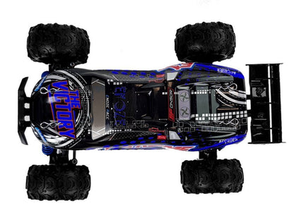 Carro de rally telecomandado ENOZE 9302E azul 1:18 45 km/h