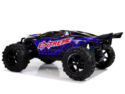Carro de rally telecomandado ENOZE 9302E azul 1:18 45 km/h