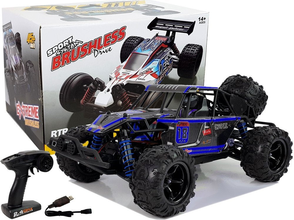 Buggy todo-o-terreno telecomandado ENOZE 9303E azul 1:18 45 km/h