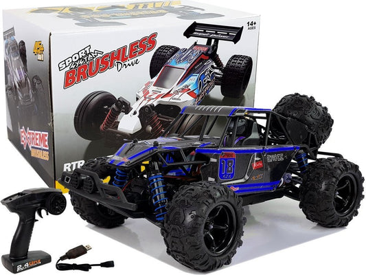 Buggy todo-o-terreno telecomandado ENOZE 9303E azul 1:18 45 km/h