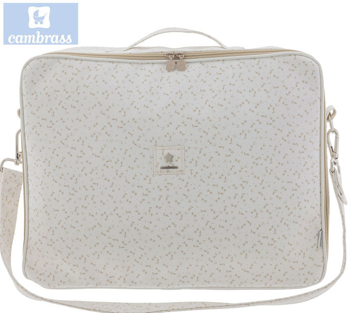 CAMBRASS - SACO DE MATERNIDADE HANA BEIGE 12x47x36 CM