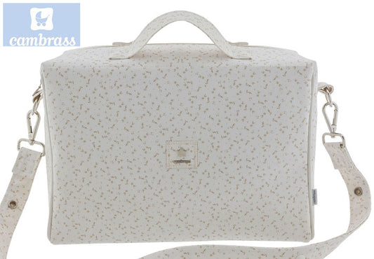 CAMBRASS - SACO DE MATERNIDADE HANA BEIGE 16x41,5x29 CM