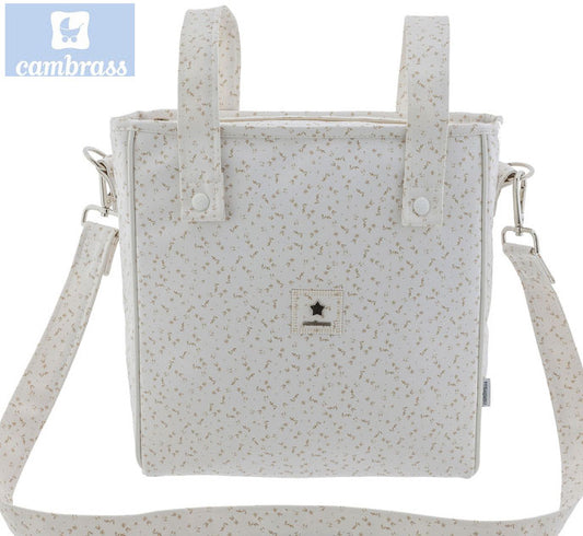 CAMBRASS - SACO DE MATERNIDADE HANA BEIGE 10x34x33 CM