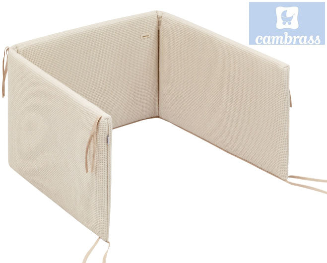 CAMBRASS - PROTETOR PARA CAMA DE GRADES 60 ( 60) 60x40 CM CÉU BEIGE