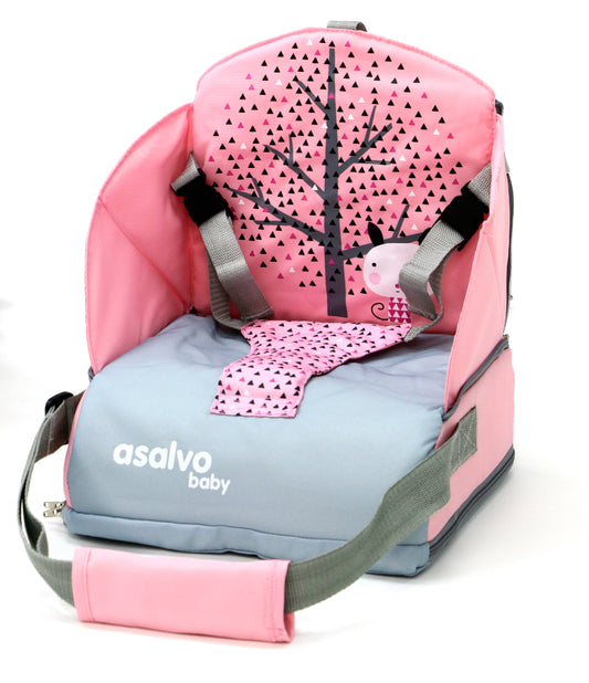 Cadeira da papa para viajar Go Anywhere Asalvo Cuscus Nordic Pink