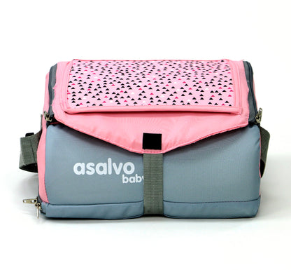 Cadeira da papa para viajar Go Anywhere Asalvo Cuscus Nordic Pink