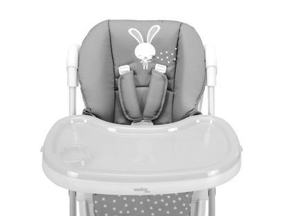 Cadeira da papa Asalvo Chef Baby Rabbit Grey