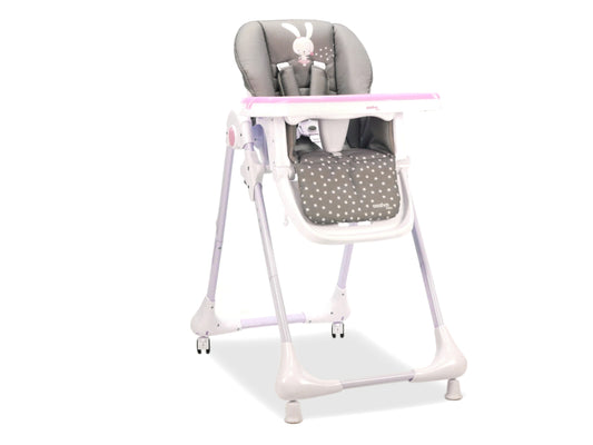 Cadeira da papa Asalvo Chef Baby Rabbit Pink