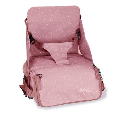 Cadeira da papa para viajar Go Anywhere Asalvo Hummus Pink