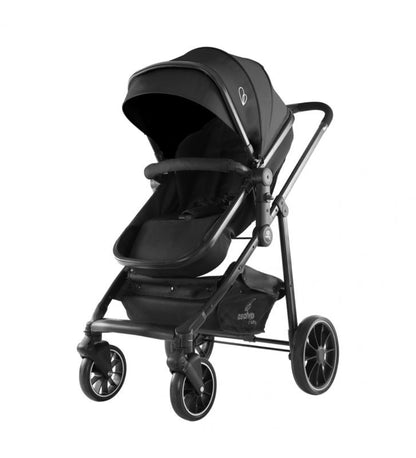 Carrinho de bebé 3 em 1  Asalvo Dubai 2 Black