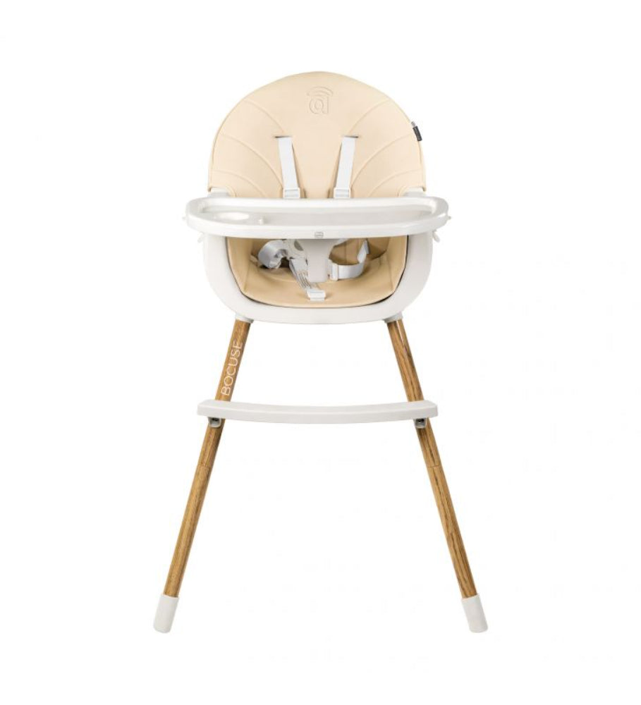 Cadeira da papa 2 em 1 Asalvo Bocuse Beige
