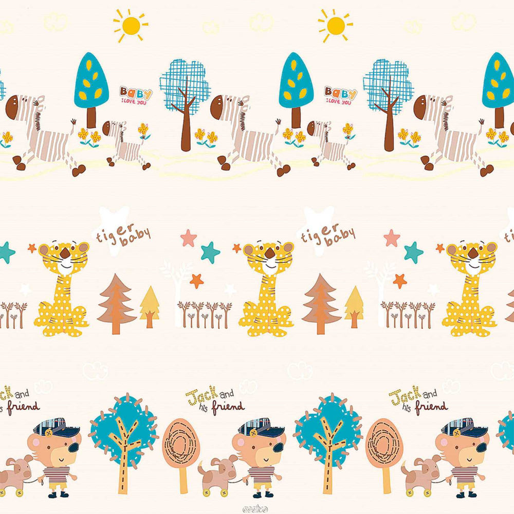 Tapete de brincar dobrável Asalvo 120 x 180 cm City-Forest