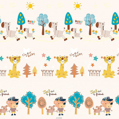 Tapete de brincar dobrável Asalvo 120 x 180 cm City-Forest