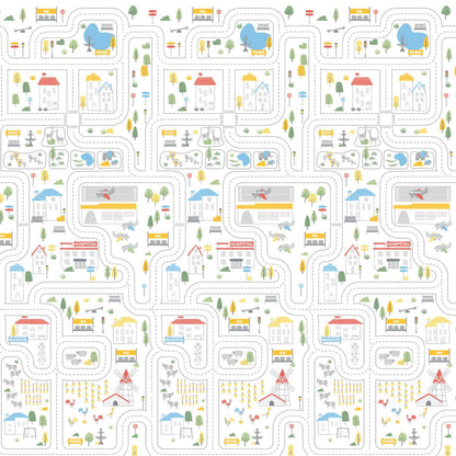 Tapete de brincar dobrável Asalvo 120 x 180 cm Farm-City