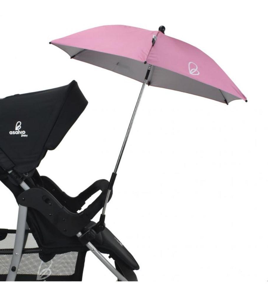 Guarda-sol universal para carrinho de bebé Asalvo Sunset Pink