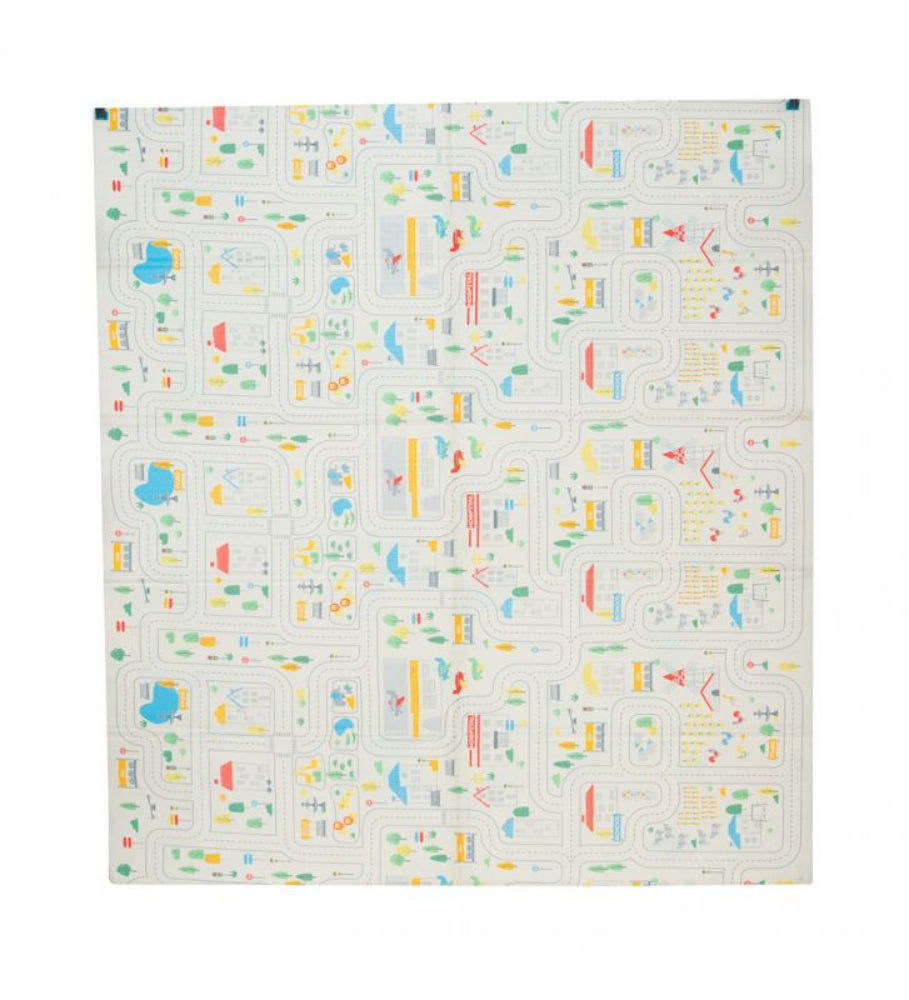 Tapete de brincar dobrável Asalvo 200 x 180 cm Animals-City