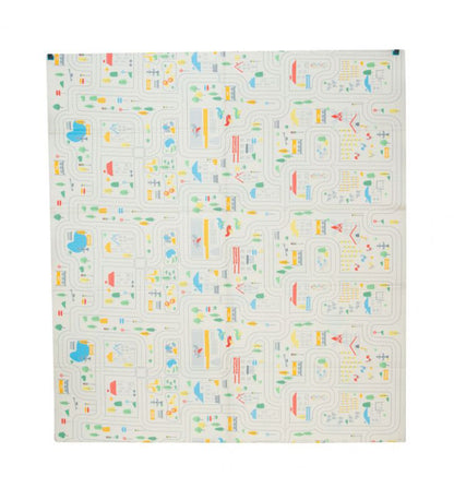 Tapete de brincar dobrável Asalvo 200 x 180 cm Animals-City