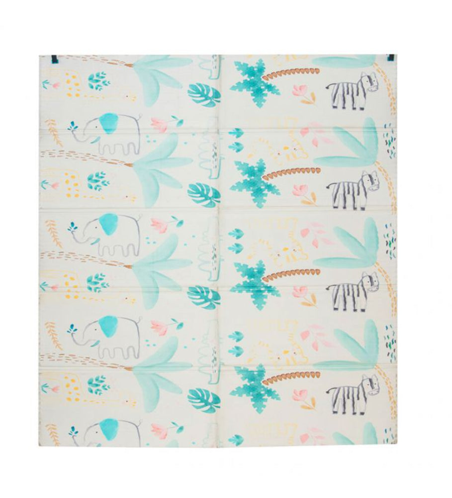 Tapete de brincar dobrável Asalvo 200 x 180 cm Animals-City