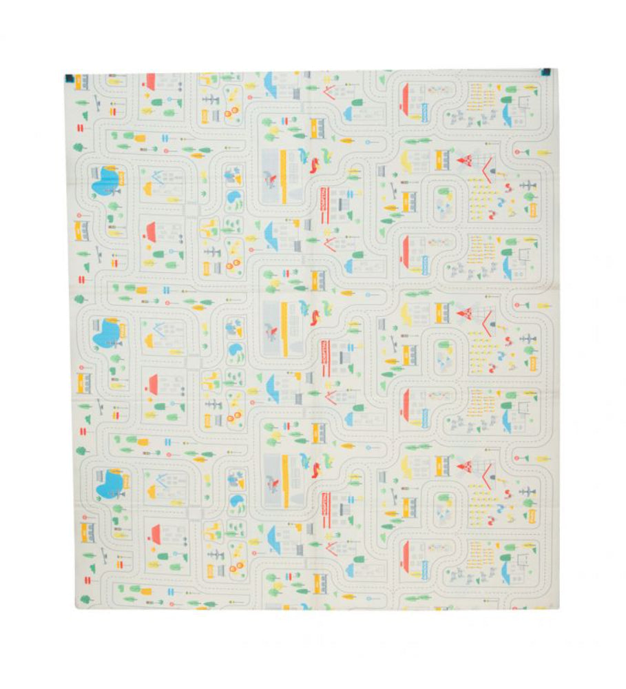 Tapete de brincar dobrável Asalvo 120 x 180 cm Animals-City