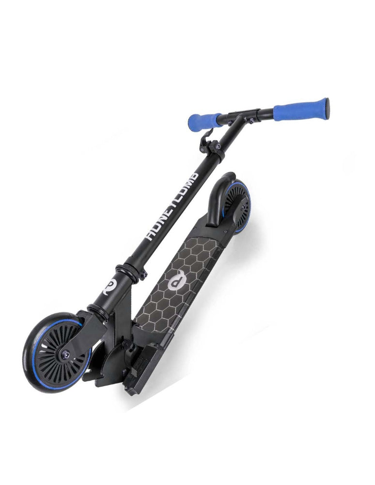 Scooter com luzes LED Qplay Honey Comb Blue
