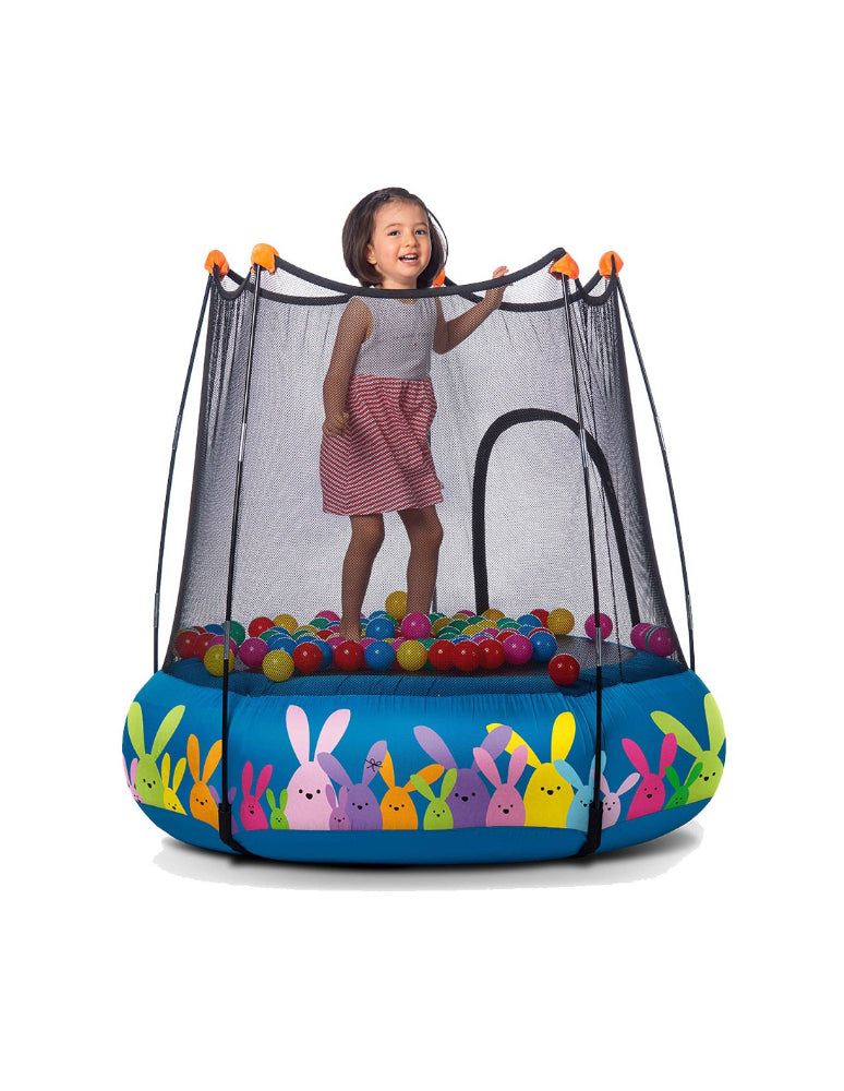 Trampolim 2 em 1 Kohala: parque infantil e trampolim - Blue