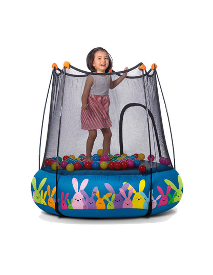 Trampolim 2 em 1 Kohala: parque infantil e trampolim - Blue