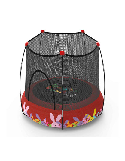 Trampolim 2 em 1 Kohala: parque infantil e trampolim - Red