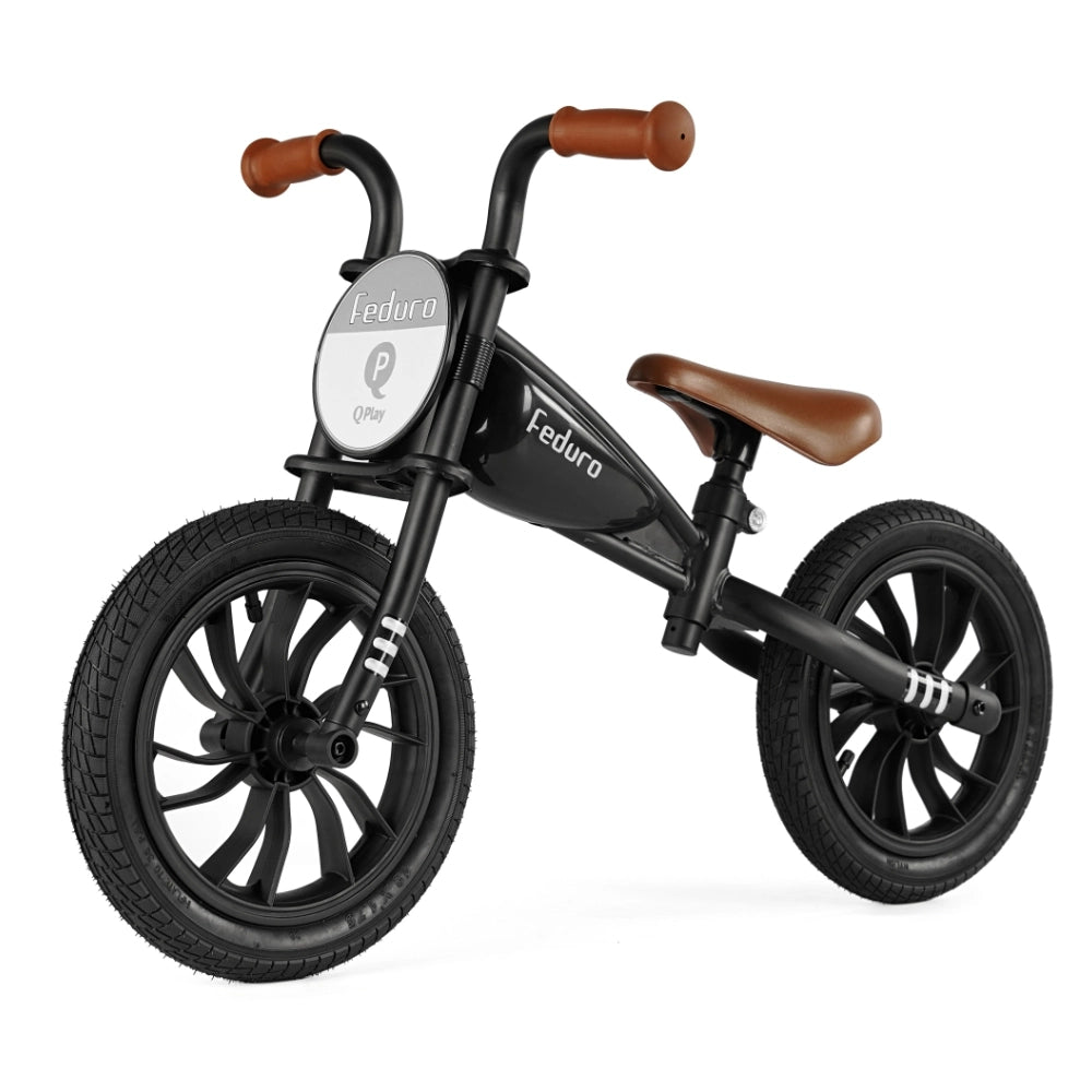Bicicleta de equilíbrio Qplay Feduro Black