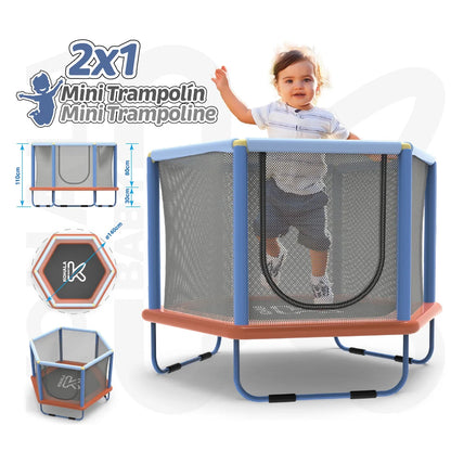 Mini Trampolim infantil 140 x 110 cm Kohala Baby