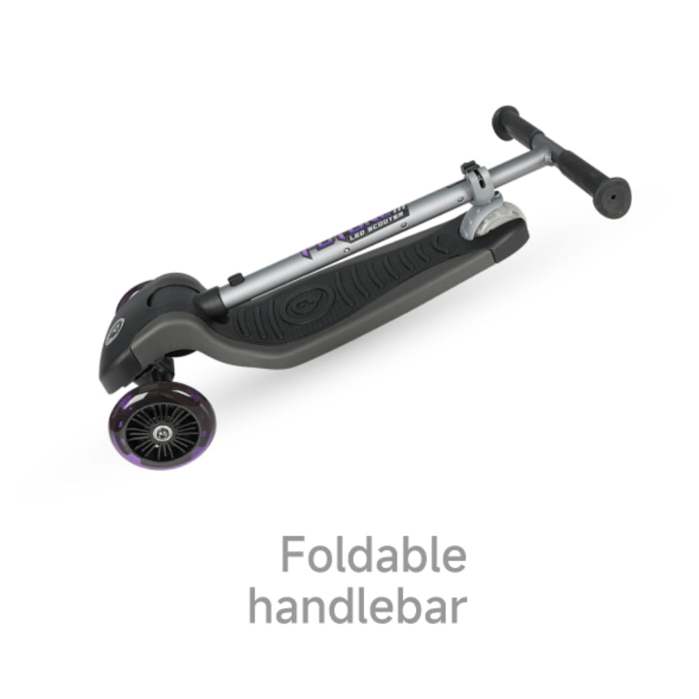 Scooter com luzes Qplay Eco Future Purple