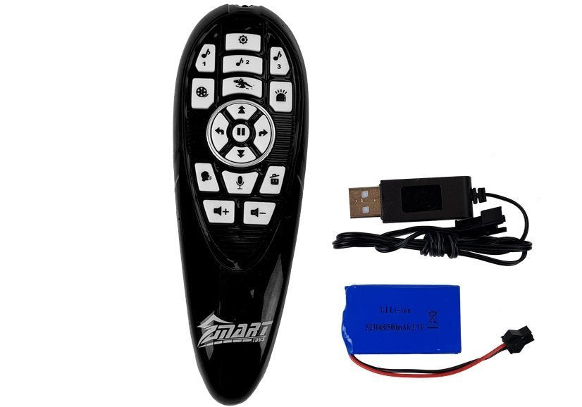 Robot dinossauro Tiranossauro K18 telecomandado programável branco