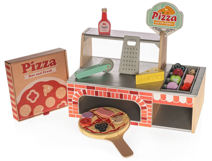 Conjunto pizzaria de madeira Zopa