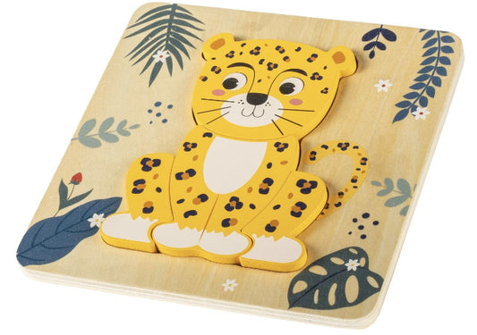 Puzzle de madeira Zopa Leopard