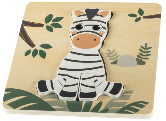 Puzzle de madeira Zopa Zebra