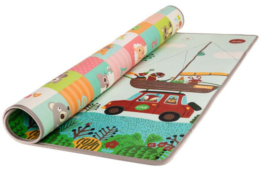 Zopa -Tapete de atividades Zopa Play 150 x 180 cm Traveling/Animals