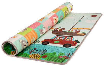 Zopa -Tapete de atividades Zopa Play Maxi 200 x 180 cm Traveling/Animals