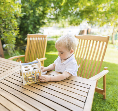 Cubo montessori de madeira Zopa