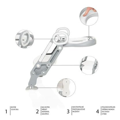 Banco WC Zopa Dove Grey