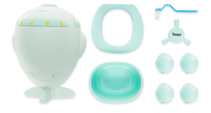 Potty Zopa Plane Ice Green