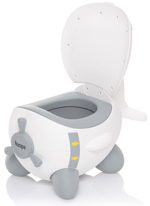 Potty Zopa Plane Dove Grey