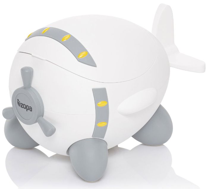 Potty Zopa Plane Dove Grey