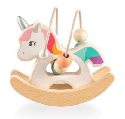 Unicórnio de madeira Zopa Pink