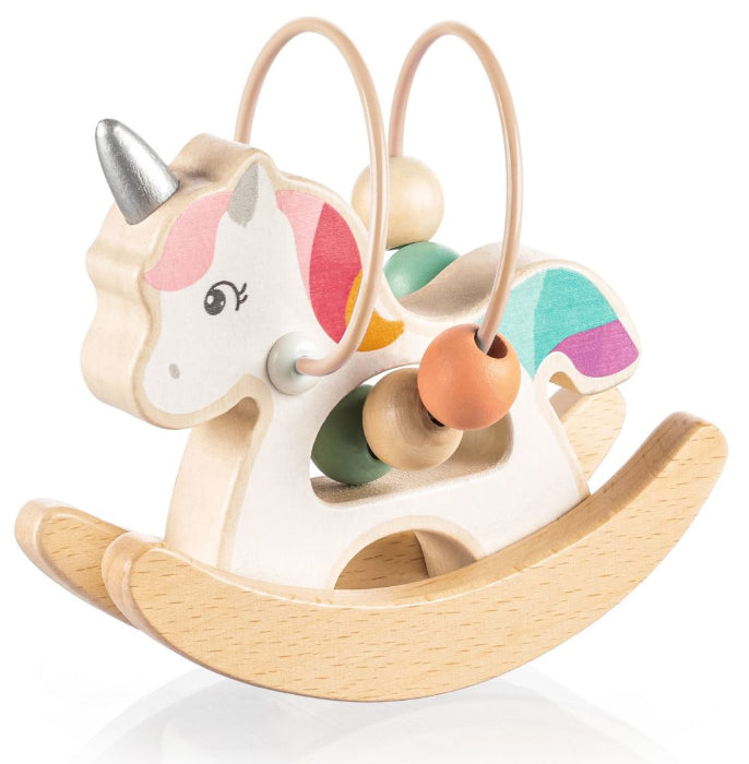 Unicórnio de madeira Zopa Pink