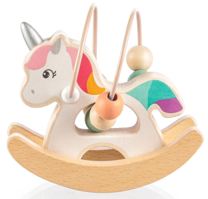 Unicórnio de madeira Zopa Pink
