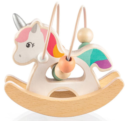 Unicórnio de madeira Zopa Pink