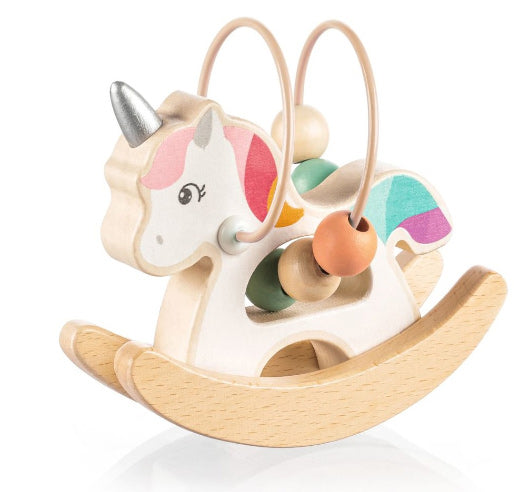 Unicórnio de madeira Zopa Pink