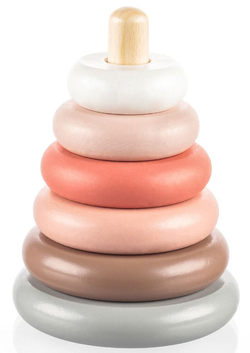 Anéis de madeira Zopa Pink